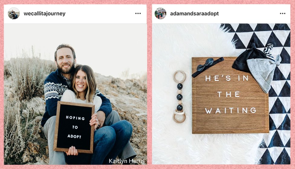 Instagram de parejas que quieren adoptar