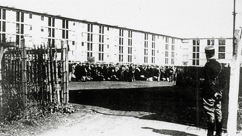 El campo de concentración de Drancy.