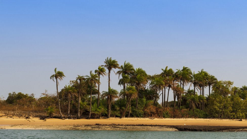 Una isla del archipiélago de Bijagos