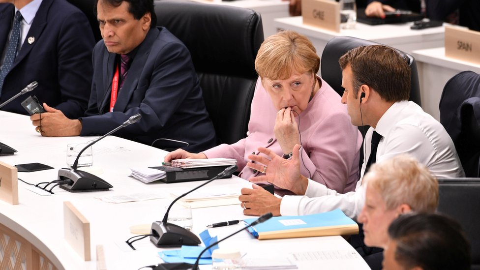 Меркель і Макрону було про що поговорити на саміті в Осаці