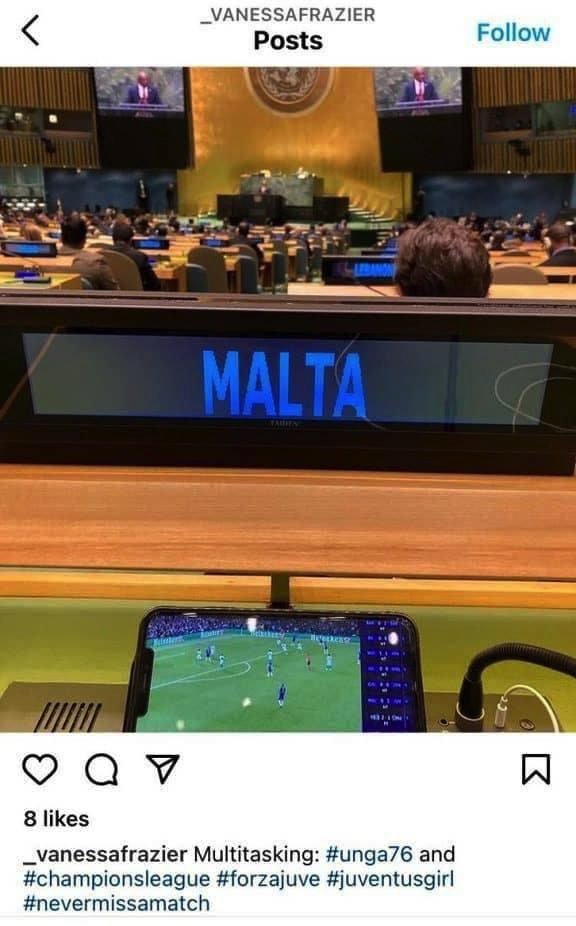 فانيسا فرايزر مندوبة مالطا الدائمة في الأمم المتحدة