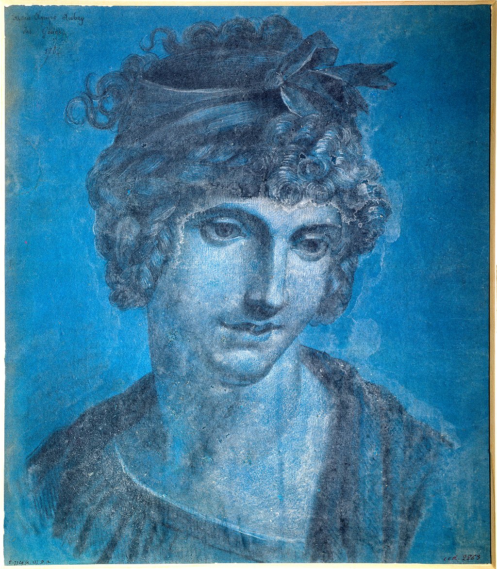 Retrato anônimo de Olympe de Gouges (1784)