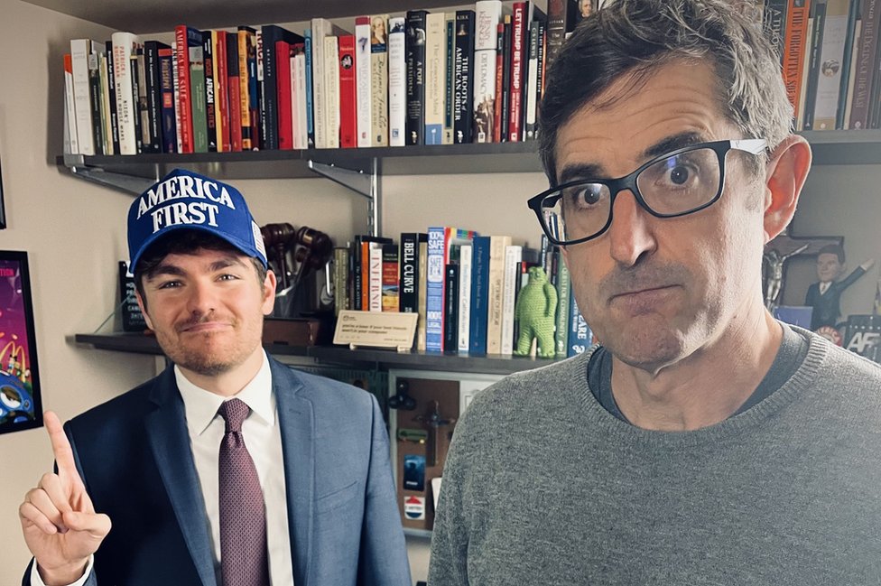 Louis Theroux and Nick Fuentes