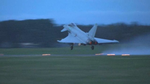 RAF Lossiemouth Jets Join Bombing Action In Syria - BBC News