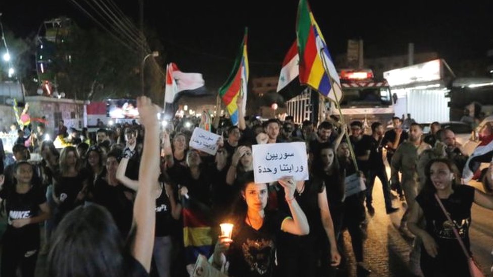 سوريون في السويداء