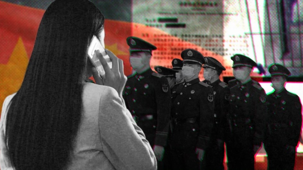 lažni kineski policajci, ilustracija