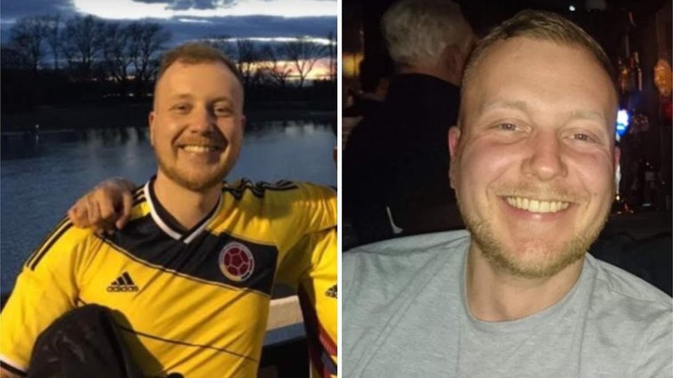 Neil MacVicar before and after his cancer diagnosis
