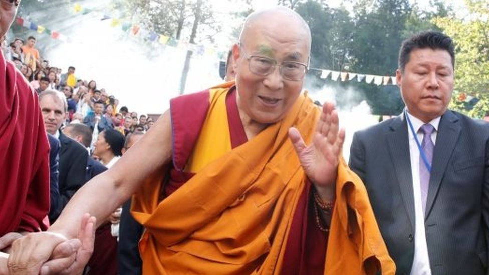 Tibetan spiritual leader the Dalai Lama arrives for his visit to the Tibet Institute Rikon in Rikon, Switzerland September 21, 2018.