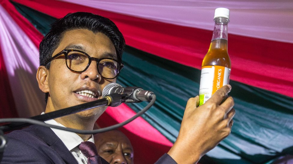 Madagascar president&#39;s herbal tonic fails to halt Covid-19 spike - BBC News