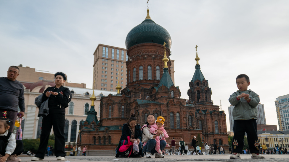 The Saint Sophia cathedral in Harbin
