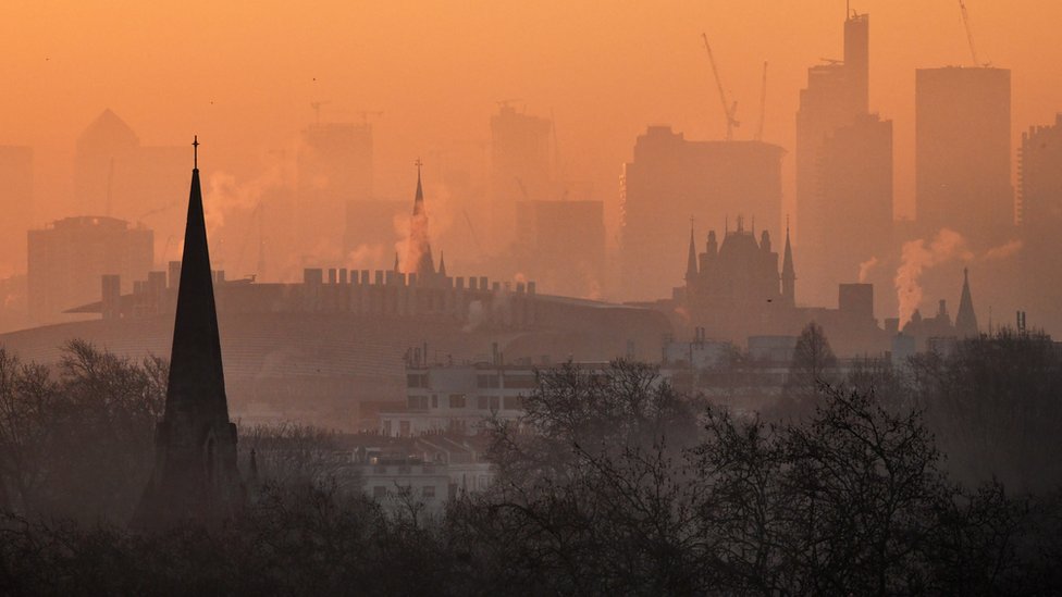 Contaminación de aire en Londres