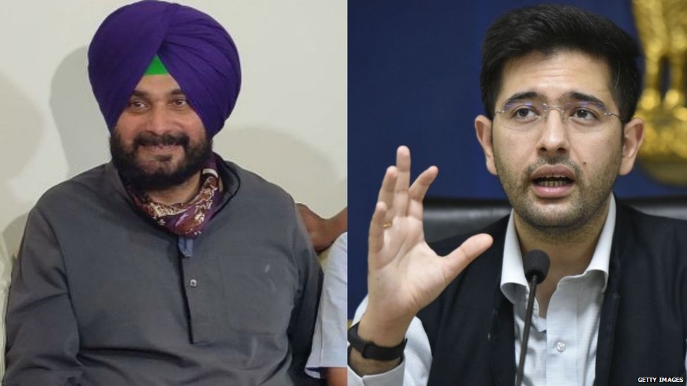 ਨਵਜੋਤ ਸਿੰਘ ਅਤੇ ਰਾਘਵ ਚੱਢਾ