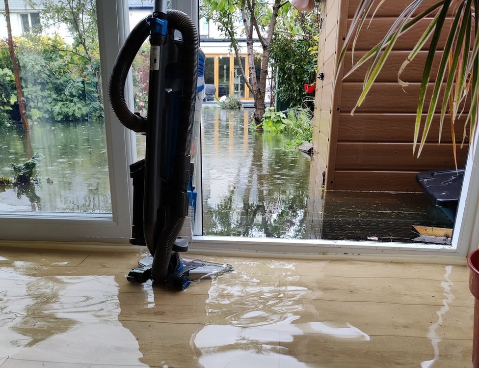 Затопленный дом в восточном Оксфорде