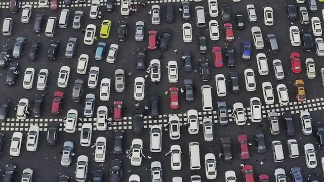 China traffic jam