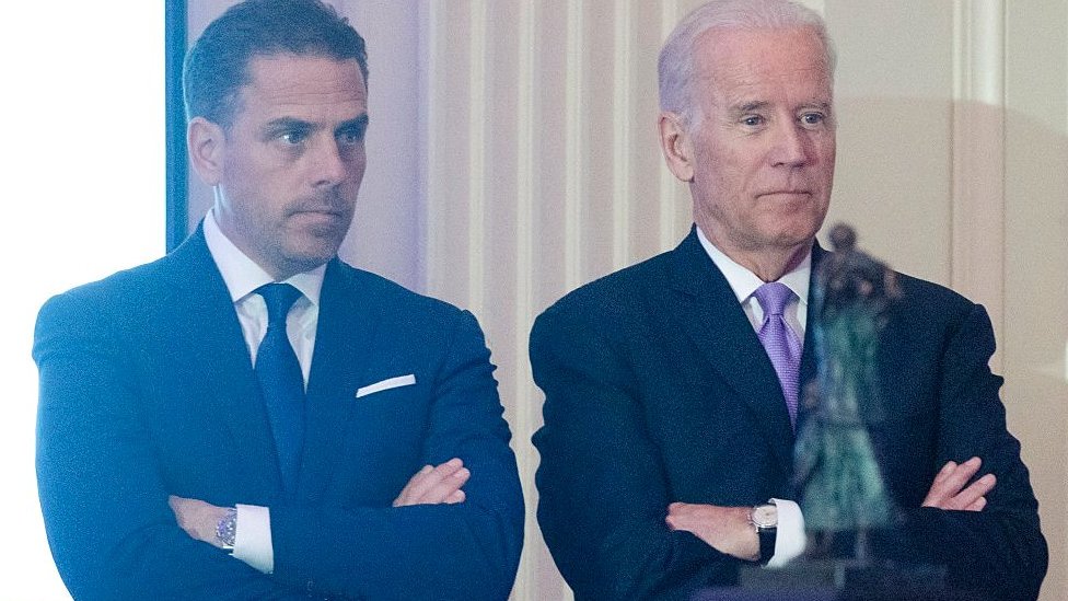 Hunter Biden y Joe Biden