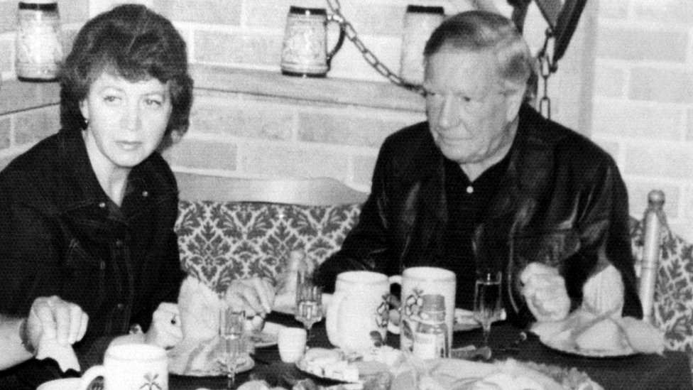 Kim Philby with his last wife Rufina Pukhova in Moscow, 1970s
