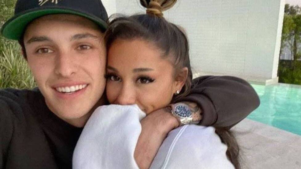 Ariana Grande and Dalton Gomez appeared together in the video for her song, Stuck With U