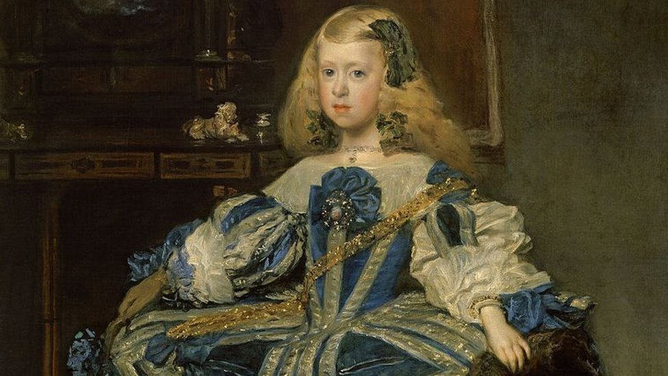 En esta obra conservada en Viena, la infanta aparece también retratada por el pincel de Velázquez. La infanta Margarita de Austria. (Wikicommons)