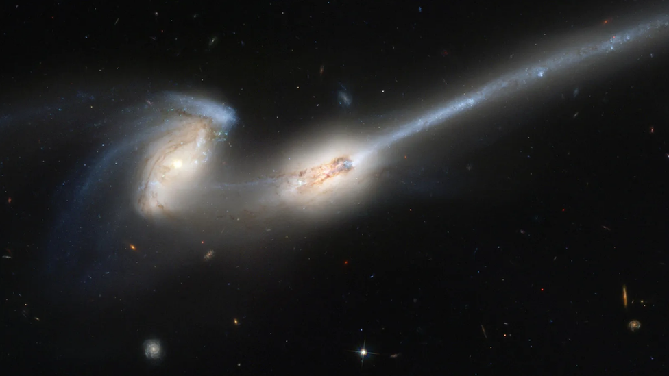 Colisión de galaxias