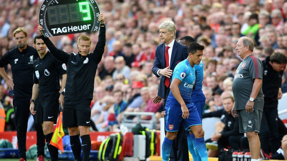¿El último partido de Alexis con la camiseta del Arsenal? Alexis Sánchez