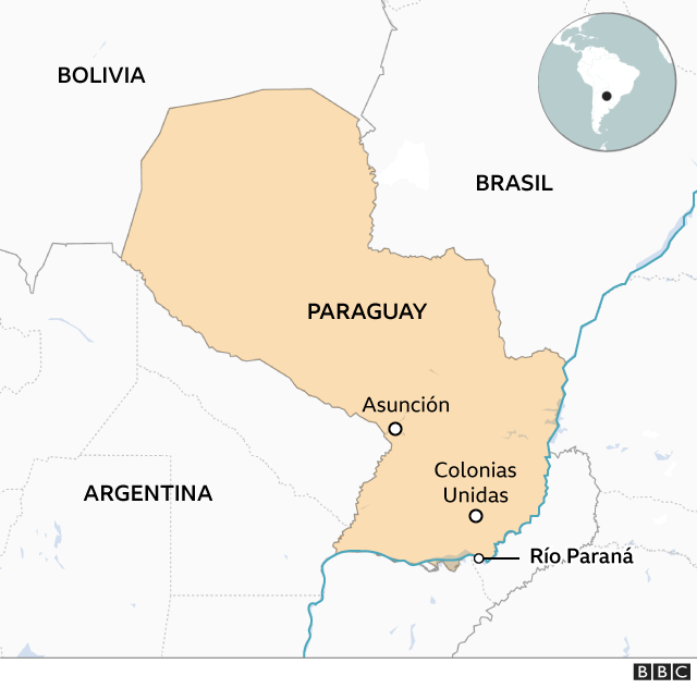 Mapa Paraguay