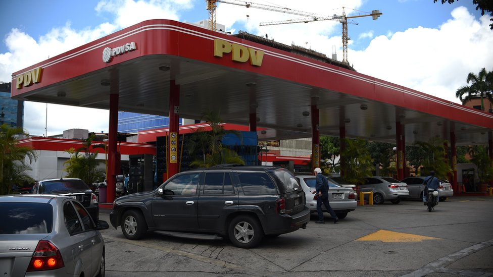 Gasolinera en Venezuela