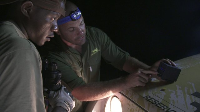 Ayshah joins park rangers on night patrol in South Africa - BBC Newsround