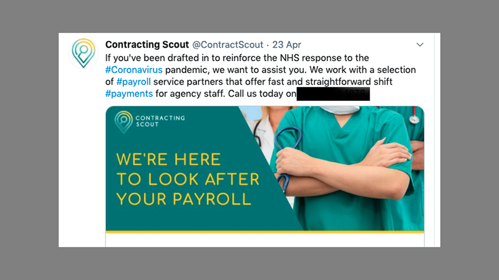 Одно объявление, ориентированное на ключевых работников, возвращающихся в NHS