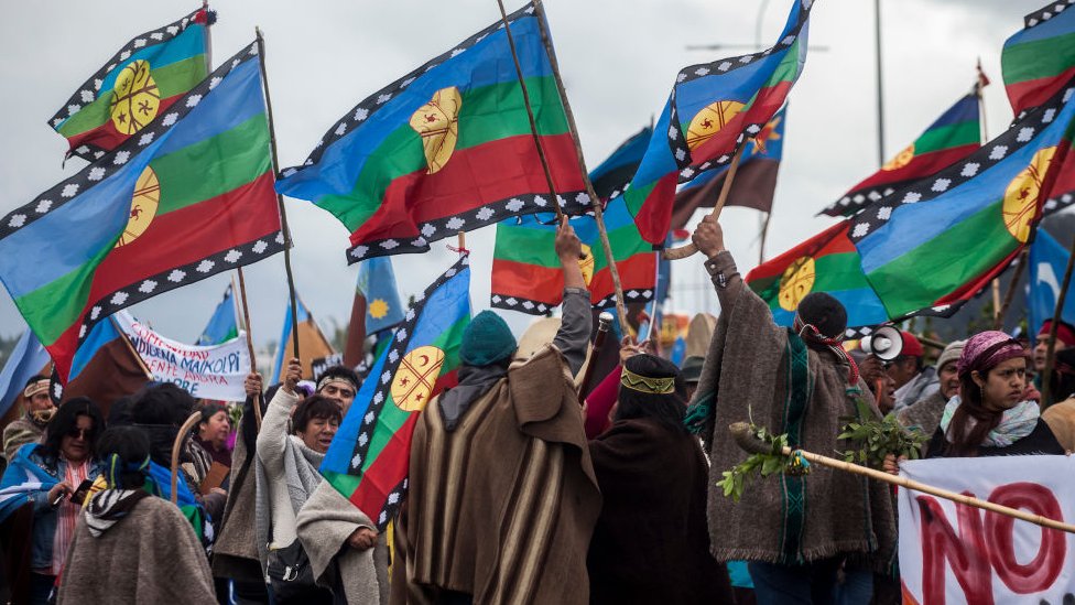 Protesta mapuche