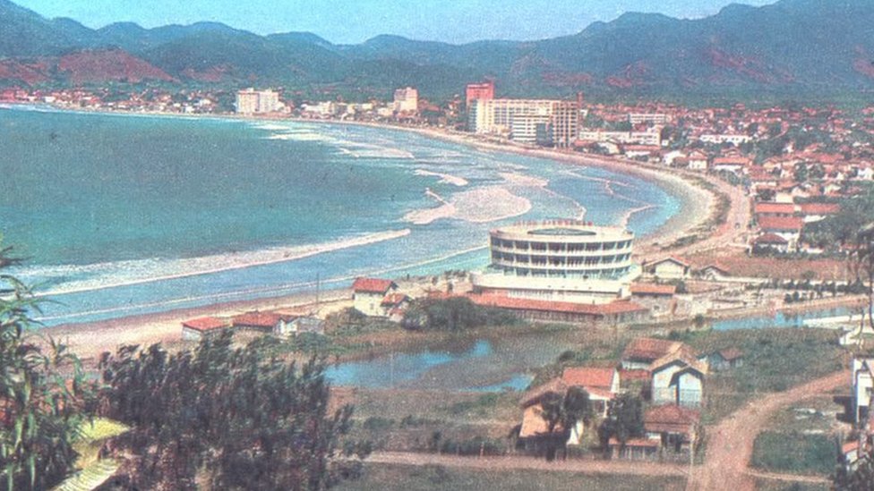 Picture of Praia Central in the 1960s