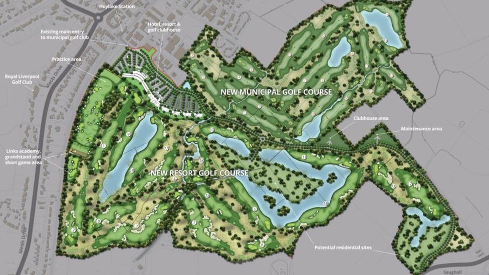 Планы для гольф-курорта в Хойлэйке