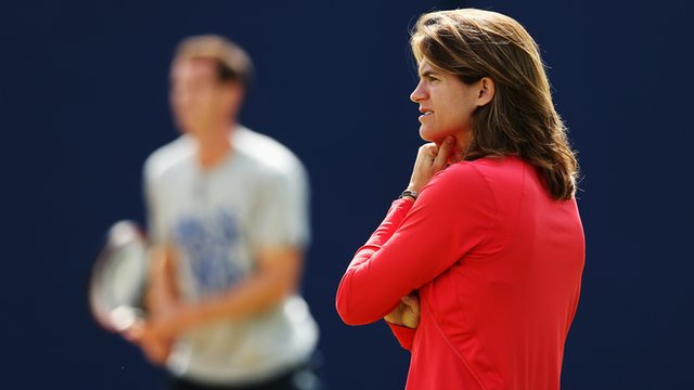 Andy Murray's coach, Amelie Mauresmo