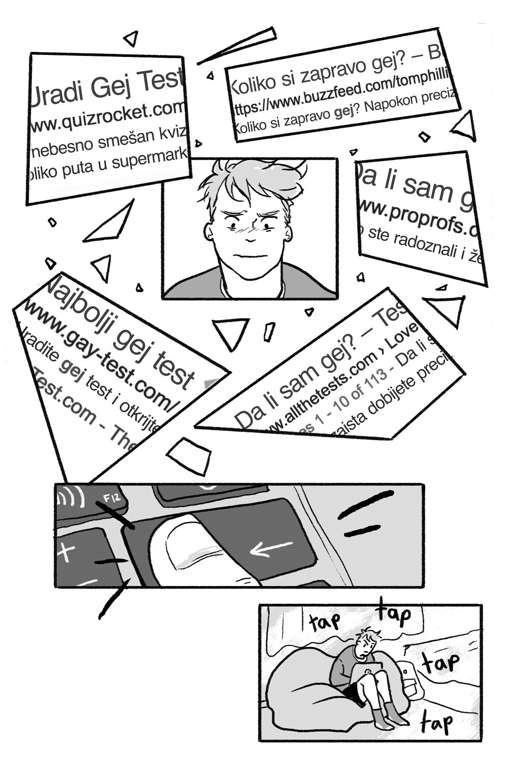 Stripovi i kultura: „Leptirići" - poljubac dvojice tinejdžera koji je uzburkao emocije u Srbiji 6 Strip