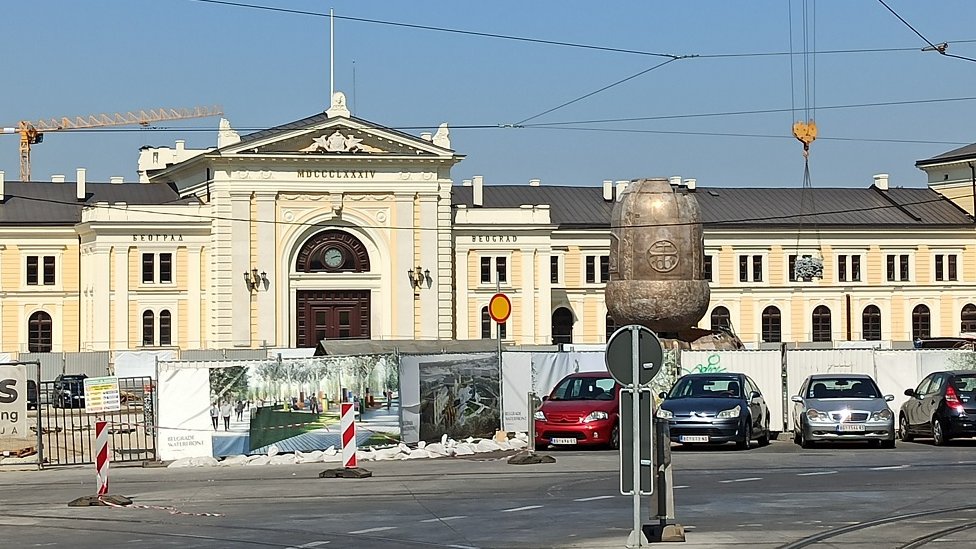 Nekadašnja zgrada Glavne železničke stanice u Beogradu