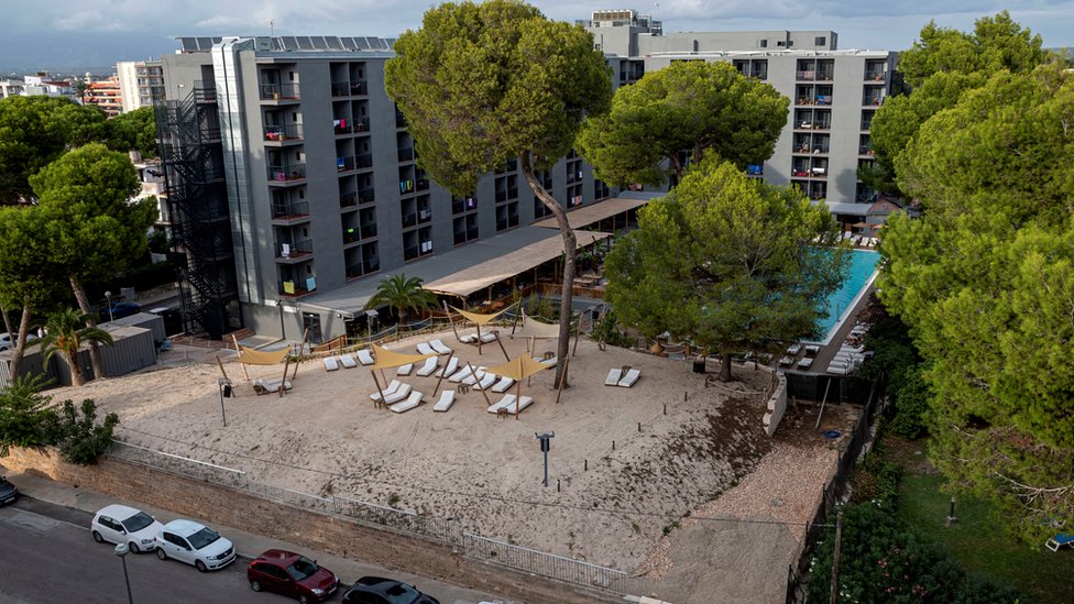 Вид на отель Thomas Cook's Palma Beach в Испании, 23 сентября 2019 г.