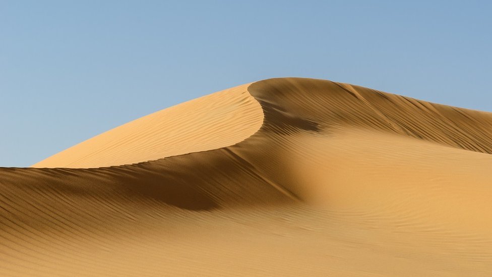 Peščana dina u pustinji