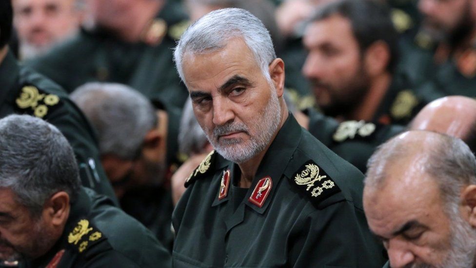 伊朗的軍事領袖卡西姆·蘇萊曼尼