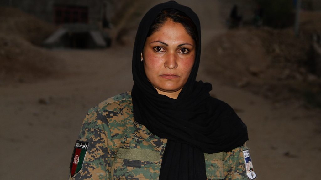 The Afghan policewoman facing abuse at work