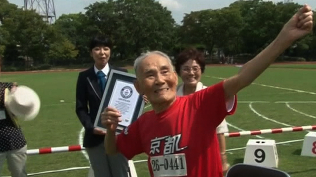 105-year-old Hidekichi Miyazaki, 'The Golden Bolt'