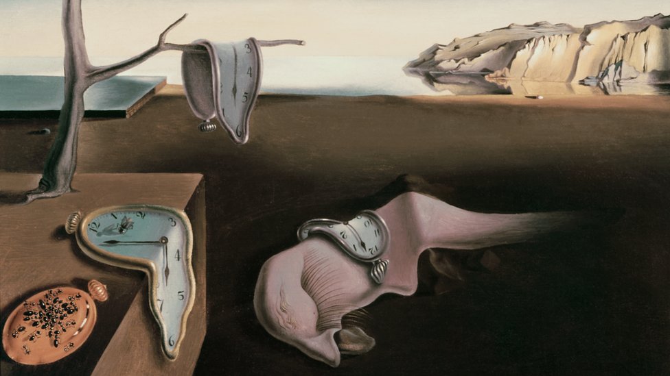 Como en el cuadro surrealista de Dalí, en internet el paso del tiempo es misterioso. "La persistencia de la memoria", Dalí.