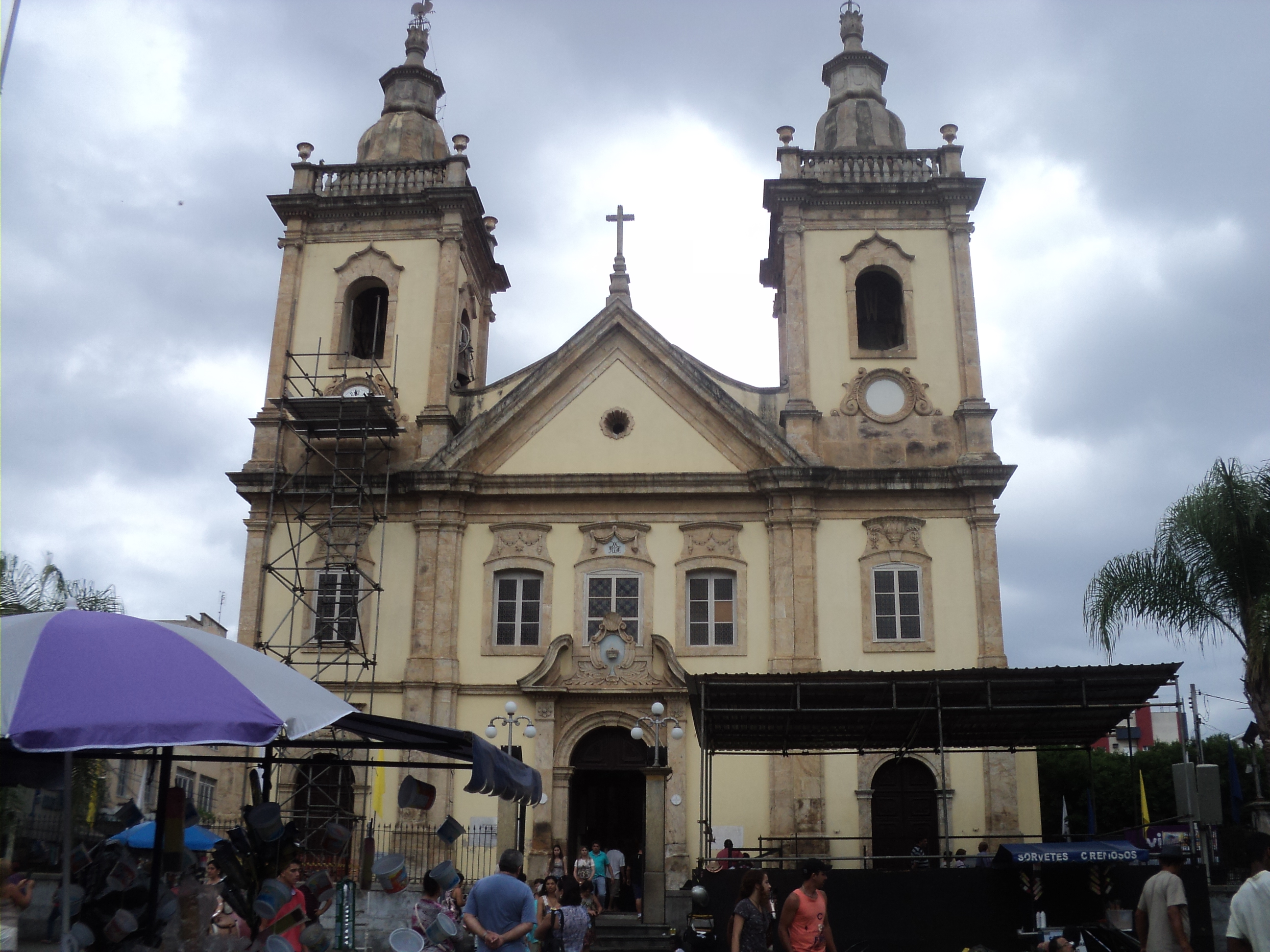 Antiga Igreja de Aparecida onde D. Pedro passou em 1822 durante viagem entre Rio de Janeiro e São Paulo que acabaria terminando com a declaração de Independência do Brasil