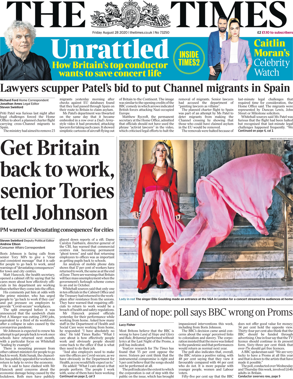 The Times 28 August