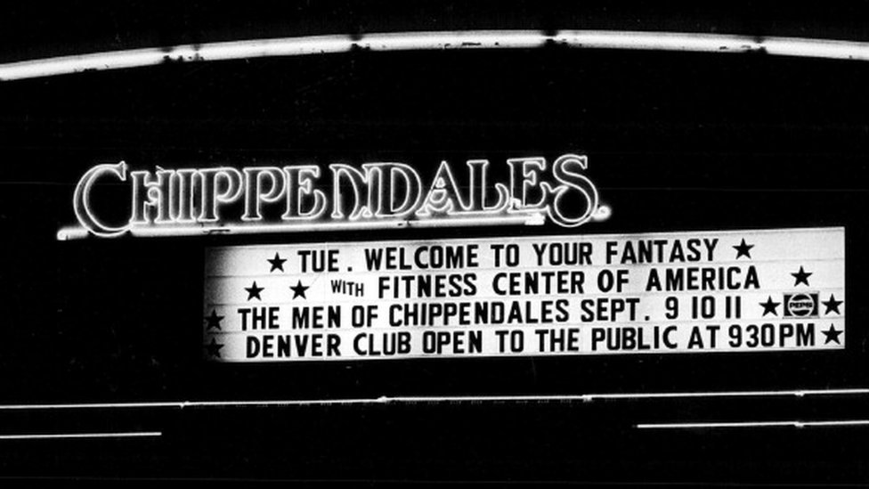 Un show de Chippendales en 1986