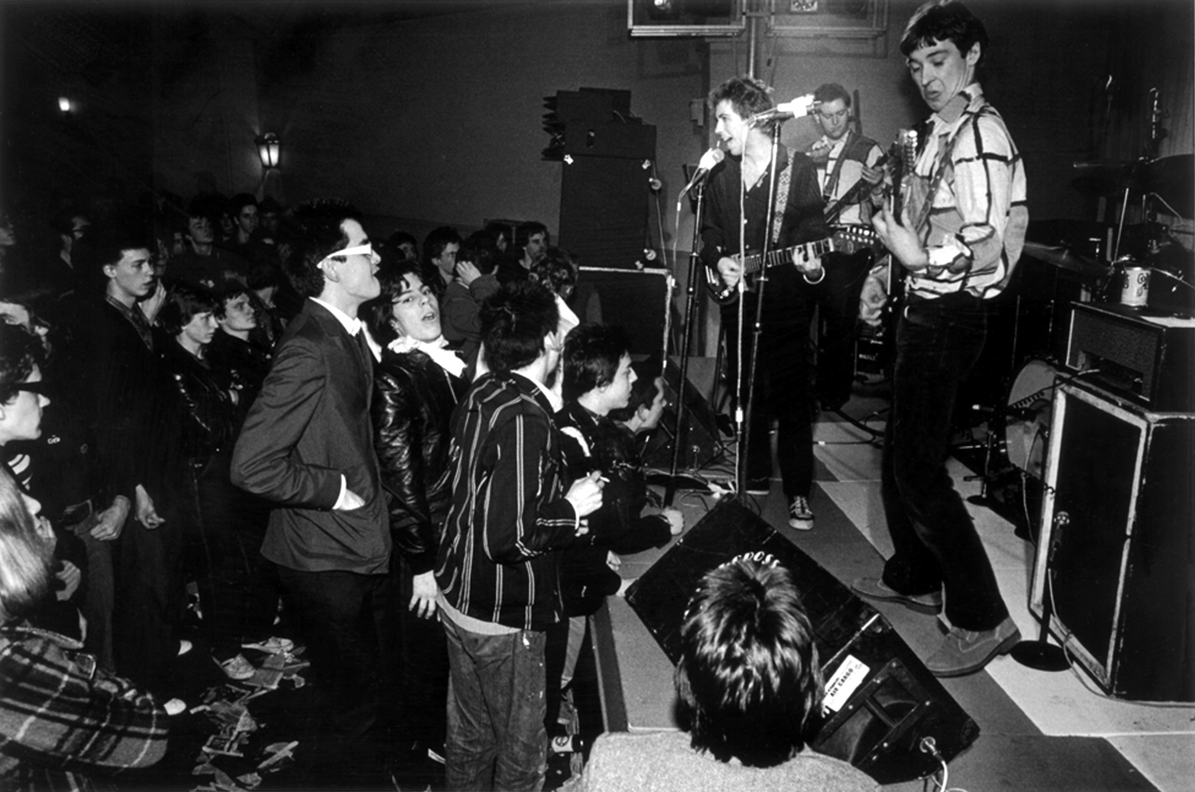 Buzzcocks performing a small gig, circa 1977