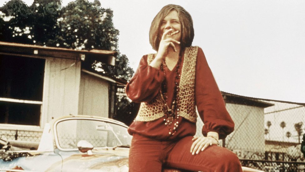 La cantante Janis Joplin fue una de las grandes estrellas del Verano del Amor y ahí comenzó su leyenda. Janis Joplin a finales de los 60