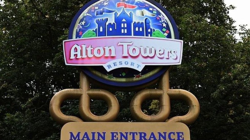 Знак Alton Towers