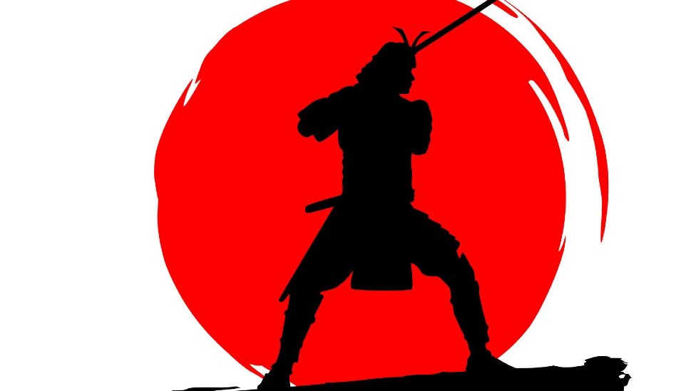 Ilustración de un samurái