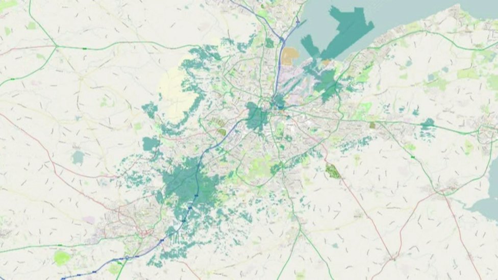 Карта 5G Белфаста