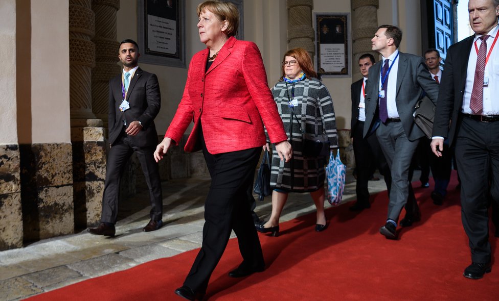 German Chancellor Angela Merkel