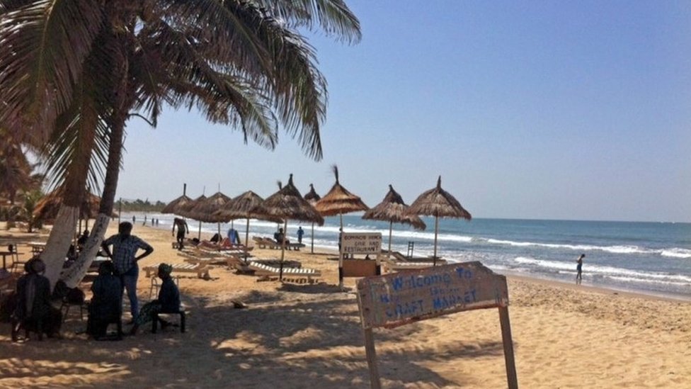 Пляж в Гамбии